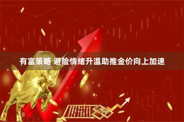 有富策略 避险情绪升温助推金价向上加速