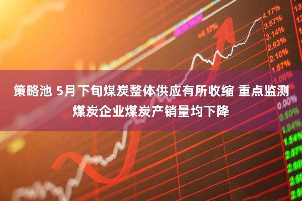 策略池 5月下旬煤炭整体供应有所收缩 重点监测煤炭企业煤炭产销量均下降